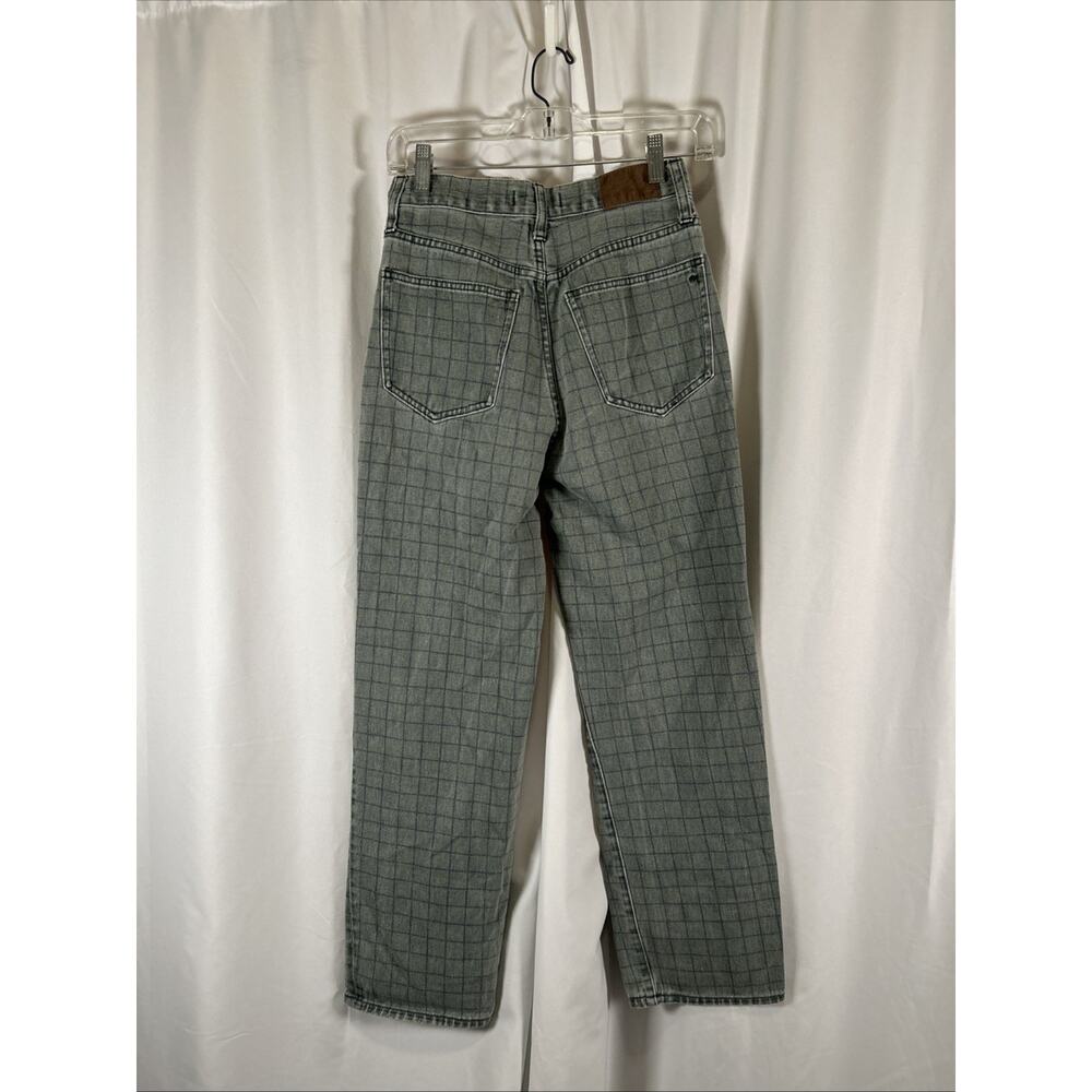Madewell Straight Plaid Jeans - Picture 4 of 4